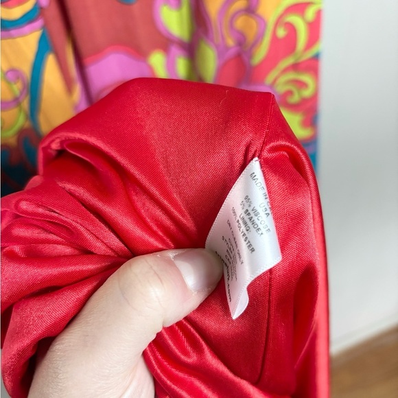 Trina Turk colorful maxi dress halter strapless resort size 8 - Picture 4 of 7